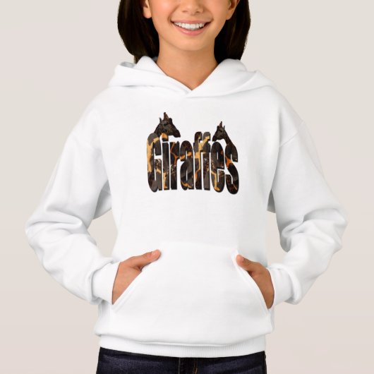 Logo van het patroon van de Giraffe met Giraffes, (Voorkant)