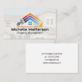 Logo van het schilderhuis | Vastgoedbeheer Visitekaartje (Voorkant / Achterkant)