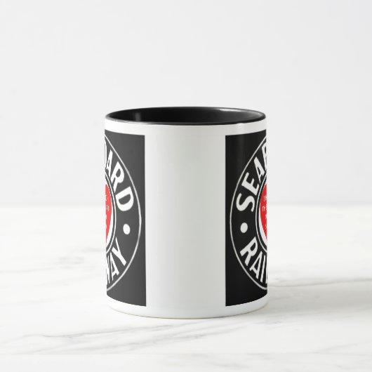 Logo van het treinspoor mok (Midden)