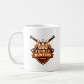 Logo van het Turkey Hunters Bowling Team Koffiemok (Links)