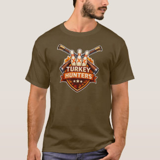 Logo van het Turkey Hunters Bowling Team T-shirt