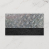 Logo van het waterpijpleidingsysteem | Metaal Visi Visitekaartje (Achterkant)