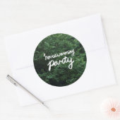 LOGO VAN HUISPARTIJEN RONDE STICKER (Envelop)