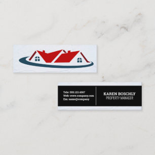 Logo van hypotheekhuis mini visitekaartje