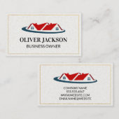 Logo van hypotheekhuis visitekaartje (Voorkant / Achterkant)