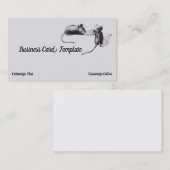 Logo van kaasmaismuizen visitekaartje (Voorkant / Achterkant)