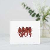 Logo van kreeft (zonder titel) briefkaart (Staand voorkant)