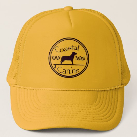 logo van kustkanine trucker pet (Voorkant)