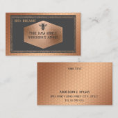 logo van Luxe roos goudhoning Visitekaartje (Voorkant / Achterkant)