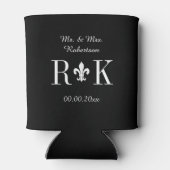 Logo van Luxury bruiloft Blikjeskoeler (Achterkant)