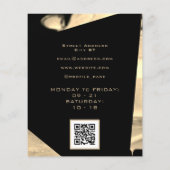 Logo van metallische autobel flyer (Achterkant)