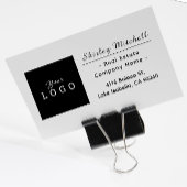 Logo van onroerend goed bedrijf - Aangepaste naam  Rubberstempel