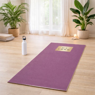logo van Paarse pruimen Yogamat