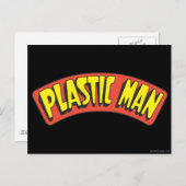 Logo van plastic Man Briefkaart (Voorkant / Achterkant)