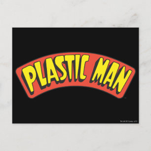 Logo van plastic Man Briefkaart