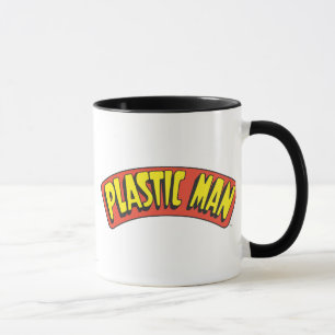 Logo van plastic Man Mok