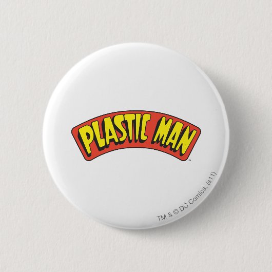 Logo van plastic Man Ronde Button 5,7 Cm (Voorkant)
