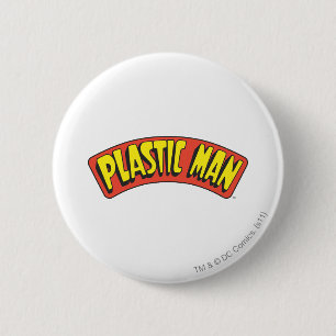 Logo van plastic Man Ronde Button 5,7 Cm