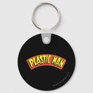 Logo van plastic Man Sleutelhanger