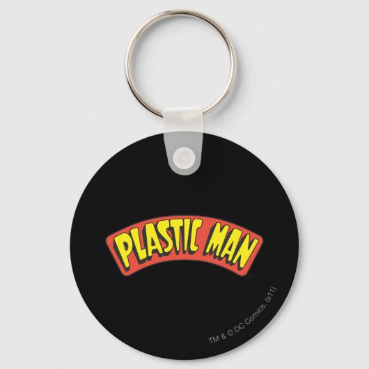 Logo van plastic Man Sleutelhanger (Voorkant)