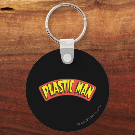 Logo van plastic Man Sleutelhanger (Voorkant)