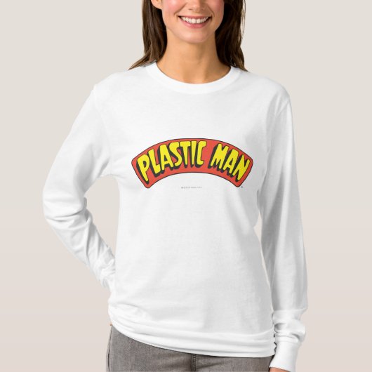 Logo van plastic Man T-shirt (Voorkant)