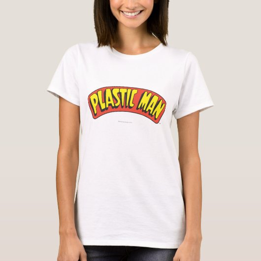 Logo van plastic Man T-shirt (Voorkant)