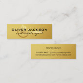 Logo van Real Estate Gold Key Building Mini Visitekaartje (Voorkant / Achterkant)