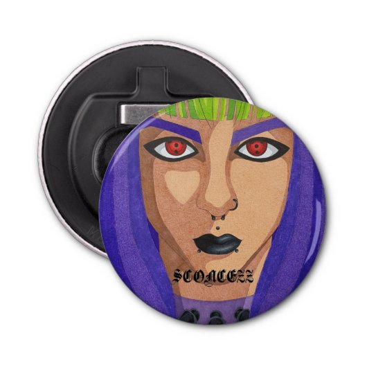 logo van Sconcezz Button Flesopener (Voorkant)