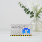 Logo van sleutel visitekaartje (Staand voorkant)