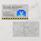 Logo van sleutel visitekaartje (Voorkant / Achterkant)