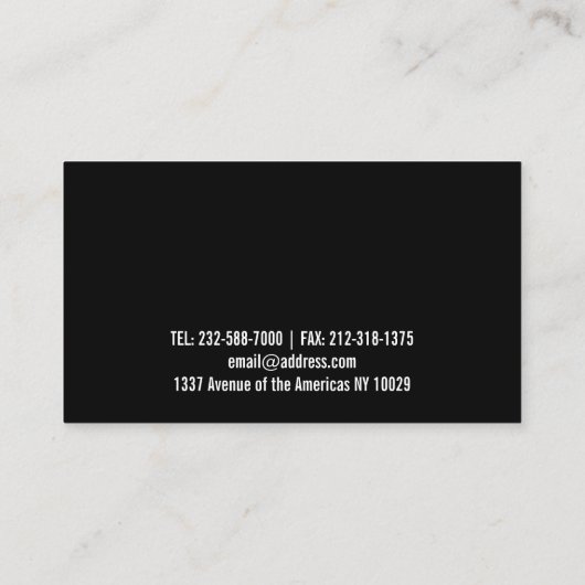 Logo van sociale media of visitekaartje van afbeel (Achterkant)