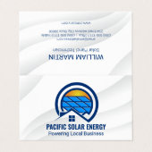 Logo van Solar Home Energy Visitekaartje (Buitenkant ongevouwen)