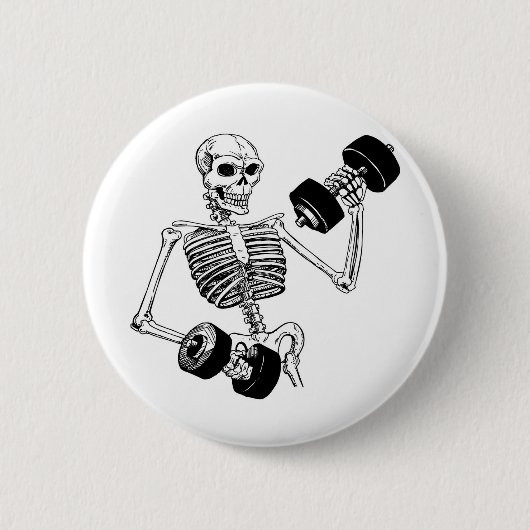 LOGO VAN TREININSISBODYBUILING RONDE BUTTON 5,7 CM (Voorkant)