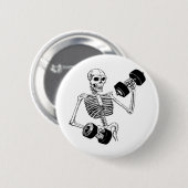 LOGO VAN TREININSISBODYBUILING RONDE BUTTON 5,7 CM (Voorkant /achterkant)