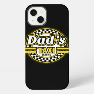 Logo van vaders taxi service iPhone 13 hoesje