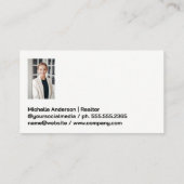 Logo van vastgoed | Makelaar Visitekaartje (Achterkant)