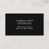 Logo van vleesklaver | Steak Visitekaartje (Achterkant)