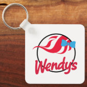 Logo van Wendy's Sleutelhanger (Voorkant)