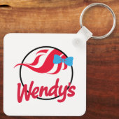 Logo van Wendy's Sleutelhanger (Achterkant)