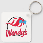 Logo van Wendy's Sleutelhanger (Achterkant)