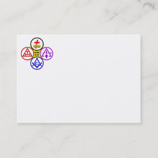 Logo van York Rite Bodies Visitekaartje