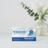 Logo van zonnepaneel | Lucht Visitekaartje (Staand voorkant)