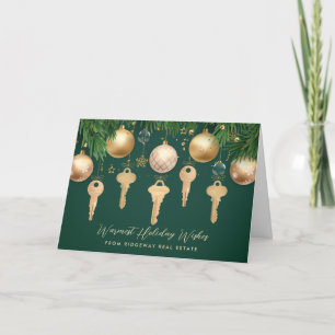 Logo Vastgoed Kerstkaart Feestdagen Kaart