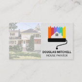 Logo Verf Roller | Huishoudelijk Visitekaartje (Voorkant)