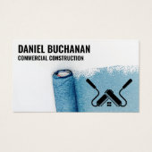 Logo Verfrollen | Wand met schilfers Visitekaartje (Voorkant)