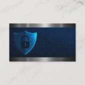 Logo Vergrendelen | Binaire code Visitekaartje (Achterkant)