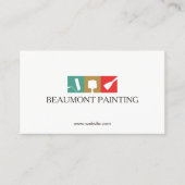 Logo Verschilderwerktuigen Visitekaartje (Voorkant)