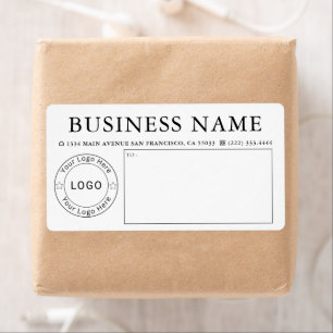 Logo Verzending Zakelijk Professioneel Etiket