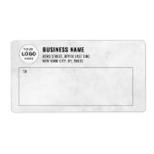 Logo Verzending Zakelijk Professioneel Etiket (Voorkant)